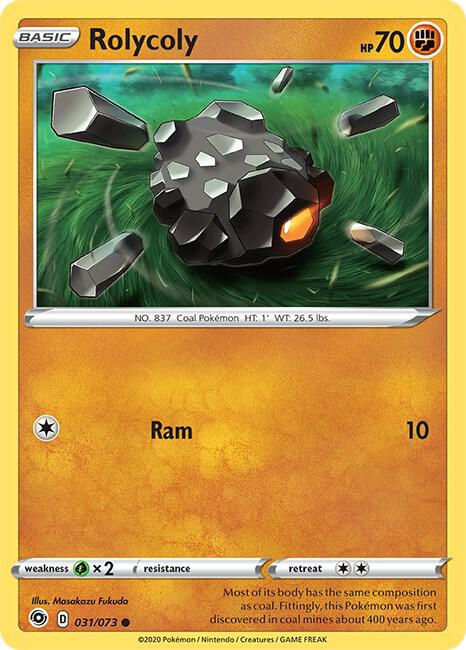 Rolycoly 031/073 | Champion's Path | Pokémon TCG
