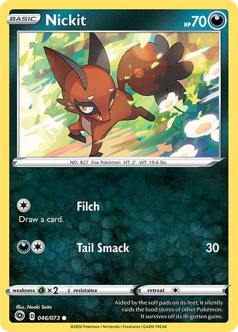 Nickit 046/073 | Champion's Path | Pokémon TCG