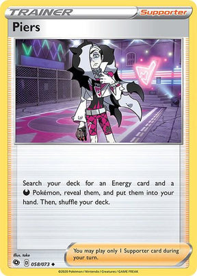Piers 058/073 | Champion's Path | Pokémon TCG