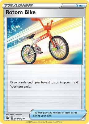 Rotom Bike 063/073 | Champion's Path | Pokémon TCG