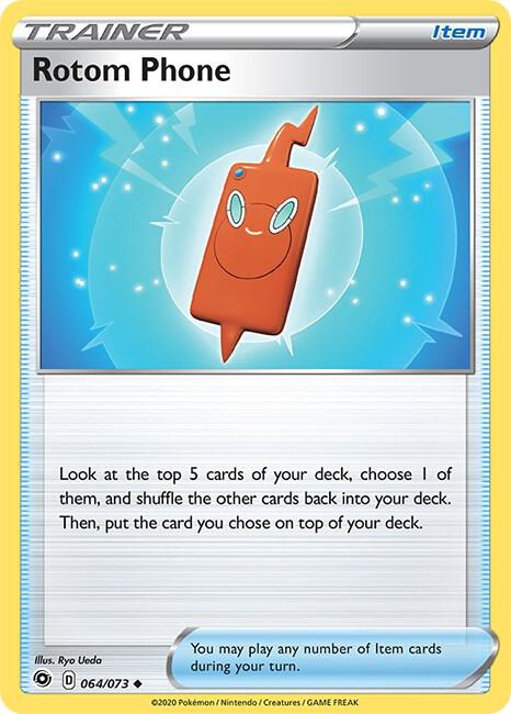 Rotom Phone 064/073 | Champion's Path | Pokémon TCG