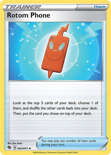 Rotom Phone 064/073 | Champion's Path | Pokémon TCG