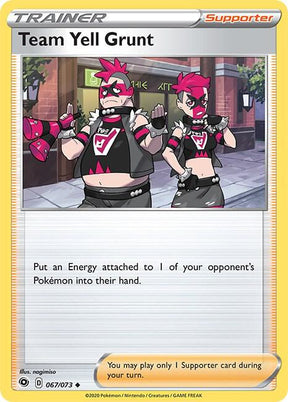 Team Yell Grunt 067/073 | Champion's Path | Pokémon TCG