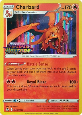 Charizard (Prerelease) [Staff] SWSH066, Sword & Shield Promos, Holo, English Pokémon TCG card