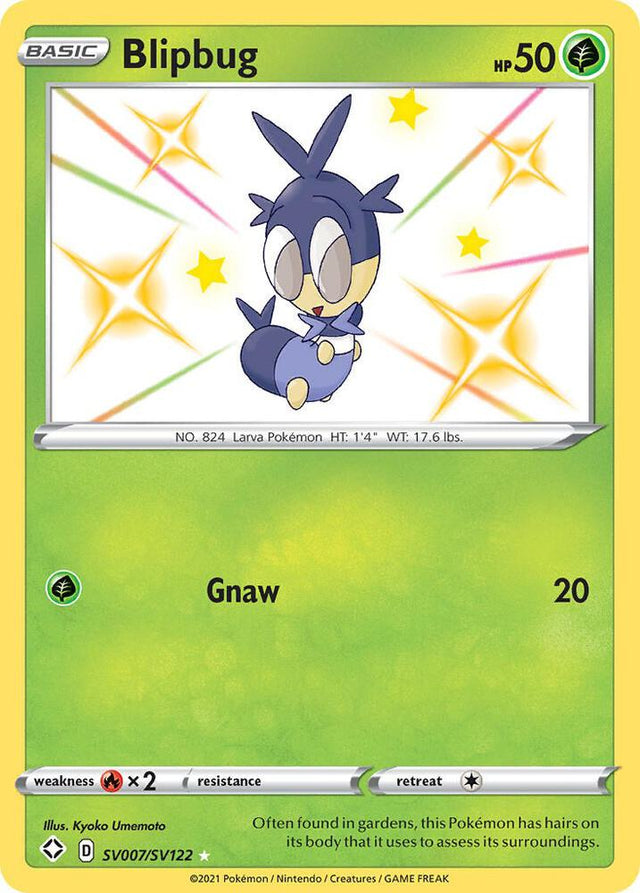 Blipbug SV007/SV122 - Pokemon TCG Shining Fates: Shiny Vault card