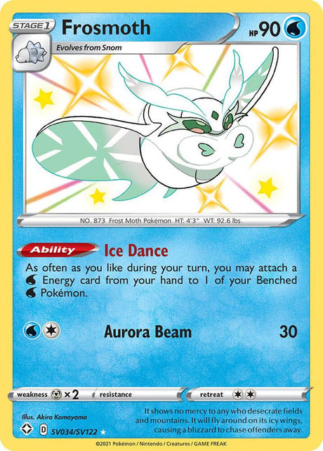 Frosmoth SV034/SV122 - Pokemon TCG Shining Fates: Shiny Vault card