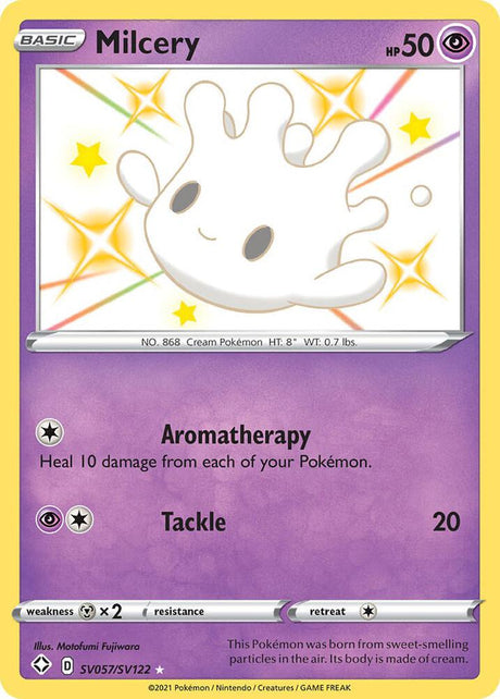 Milcery SV057/SV122 - Pokemon TCG Shining Fates: Shiny Vault card