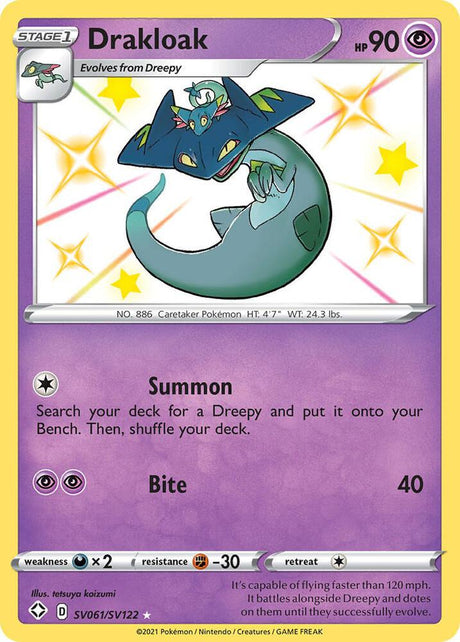 Drakloak SV061/SV122 - Pokemon TCG Shining Fates: Shiny Vault card