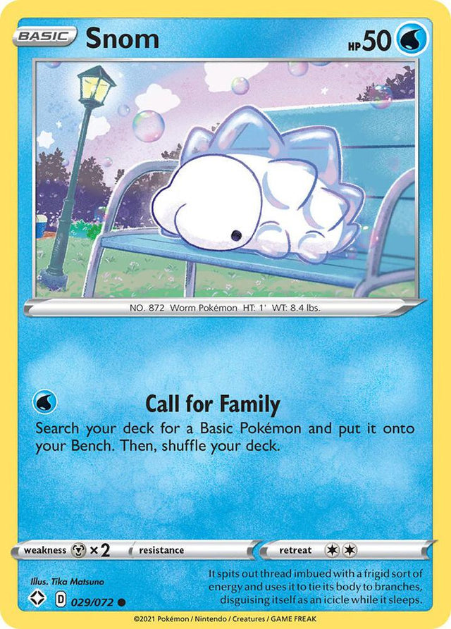 Snom 029/072 - Pokemon TCG Shining Fates card