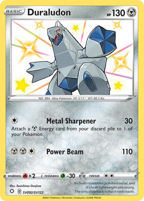 Duraludon SV092/SV122 - Pokemon TCG Shining Fates: Shiny Vault card