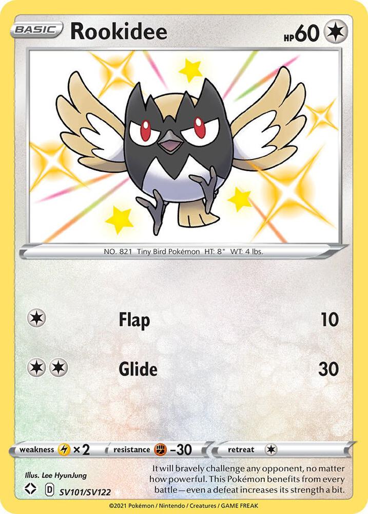 Rookidee SV101/SV122 - Pokemon TCG Shining Fates: Shiny Vault card