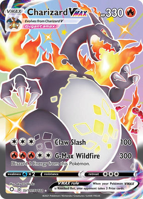 Charizard VMAX SV107/SV122 - Pokemon TCG Shining Fates: Shiny Vault card