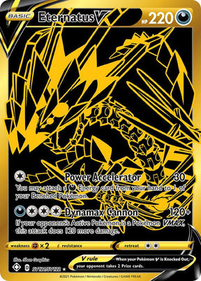 Eternatus V SV121/SV122 - Pokemon TCG Shining Fates: Shiny Vault card