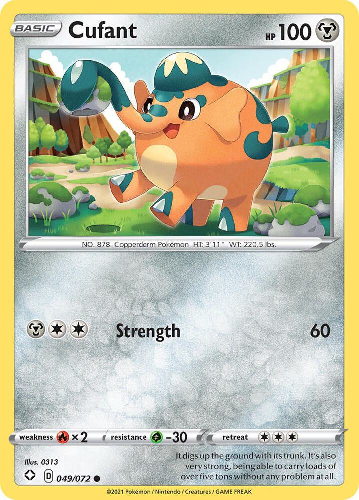 Cufant 049/072 - Pokemon TCG Shining Fates card