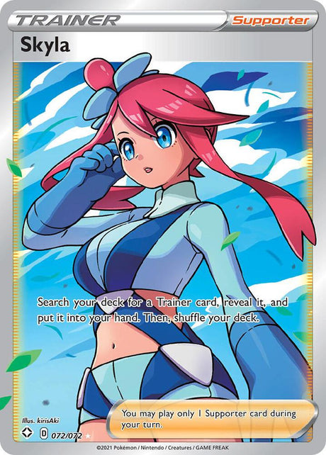 Skyla 072/072 - Pokemon TCG Shining Fates card