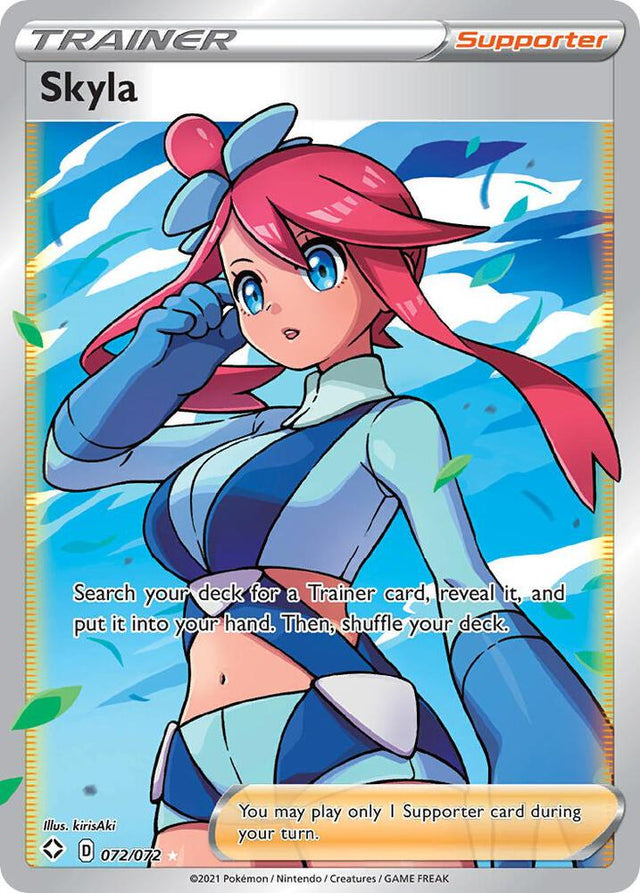 Skyla 072/072 - Pokemon TCG Shining Fates card