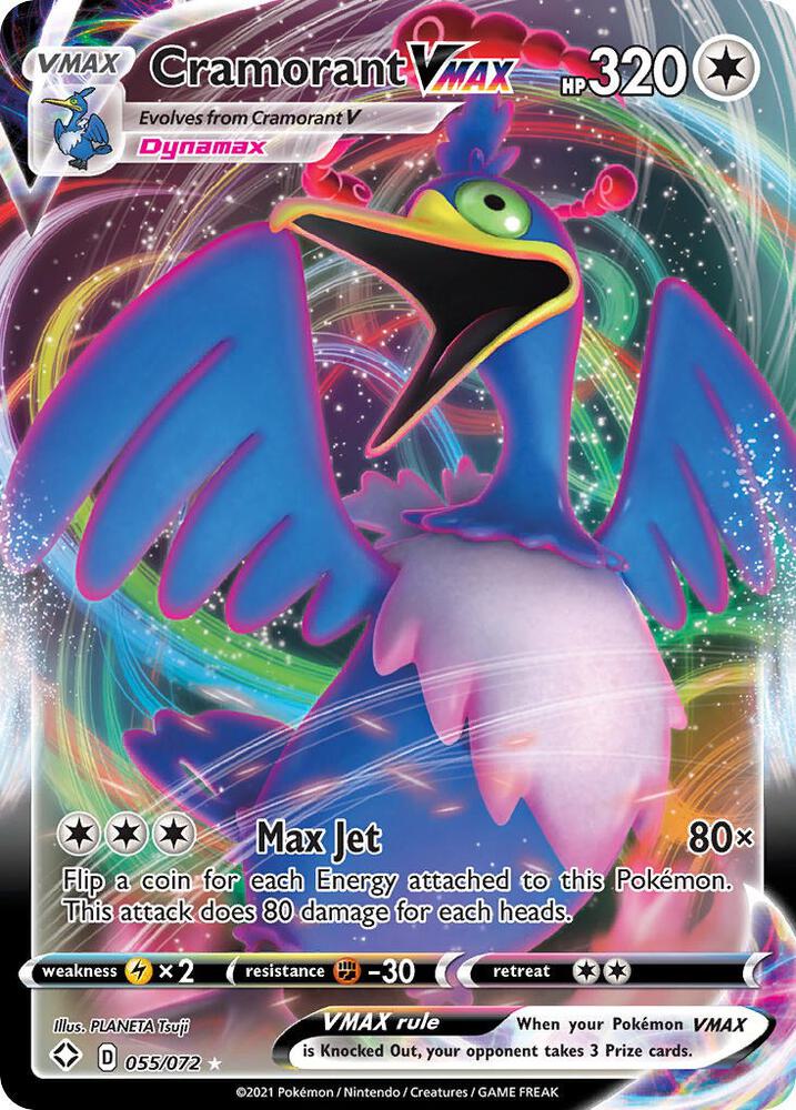 Cramorant VMAX 055/072 - Pokemon TCG Shining Fates card