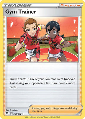 Gym Trainer 059/072 - Pokemon TCG Shining Fates card