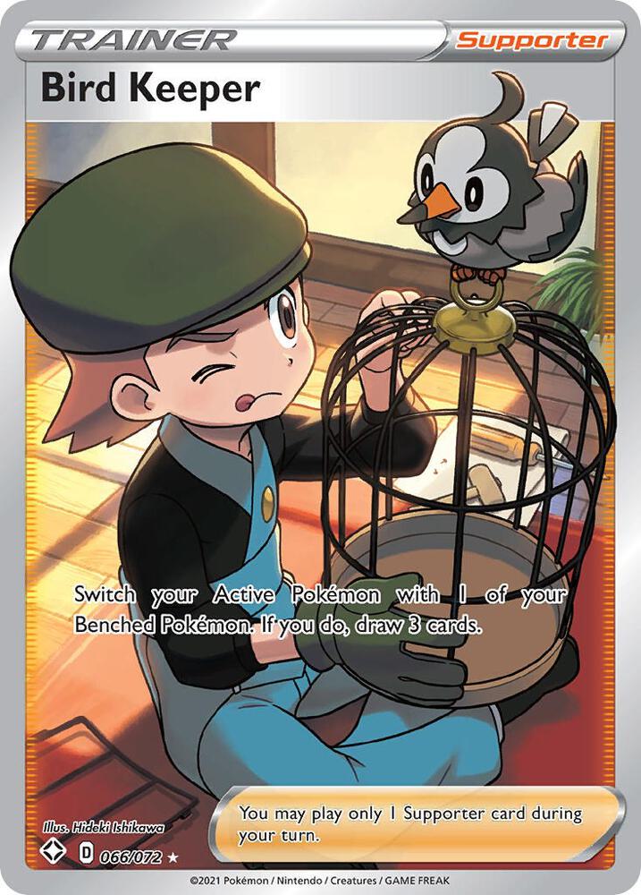 Bird Keeper 066/072 - Pokemon TCG Shining Fates card