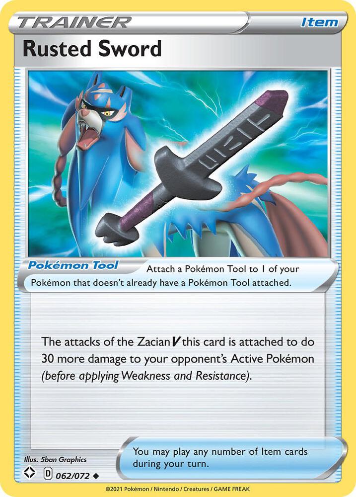 Rusted Sword 062/072 - Pokemon TCG Shining Fates card