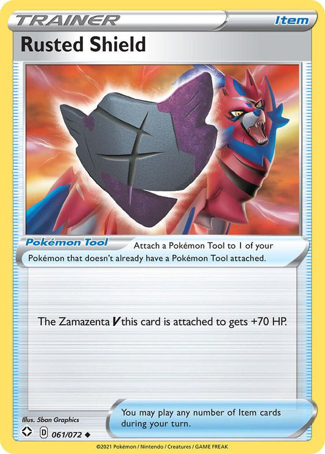 Rusted Shield 061/072 - Pokemon TCG Shining Fates card