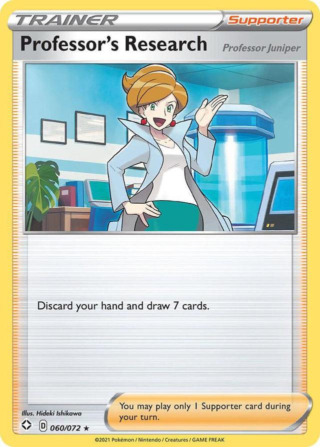 Professor's Research 060/072 - Pokemon TCG Shining Fates card