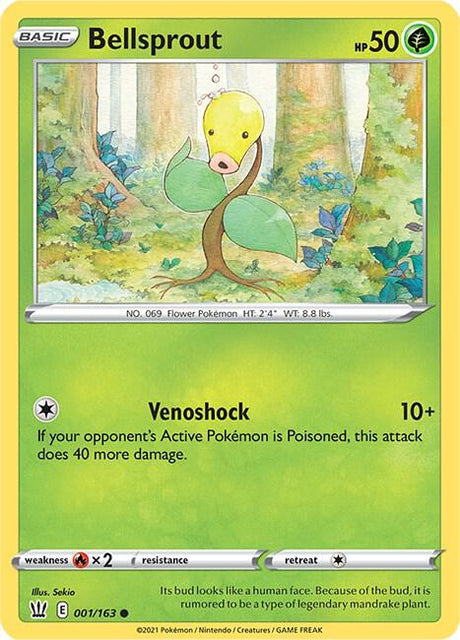 Bellsprout 001/163 - Pokemon TCG Battle Styles card
