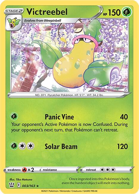 Victreebel 003/163 - Pokemon TCG Battle Styles card