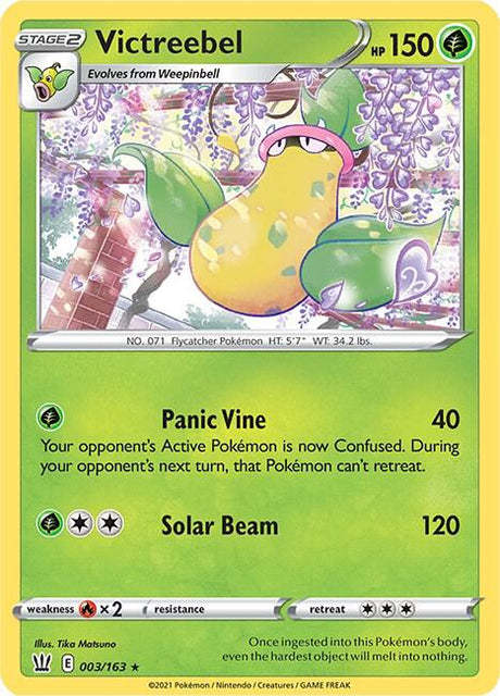 Victreebel 003/163 - Pokemon TCG Battle Styles card