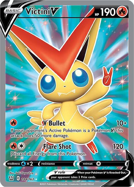 Victini V 144/163 - Pokemon TCG Battle Styles card