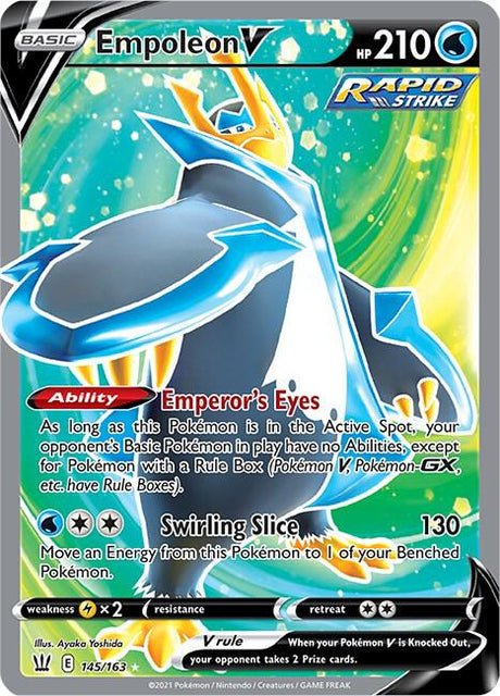 Empoleon V 145/163 - Pokemon TCG Battle Styles card