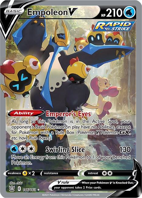 Empoleon V 146/163 - Pokemon TCG Battle Styles card
