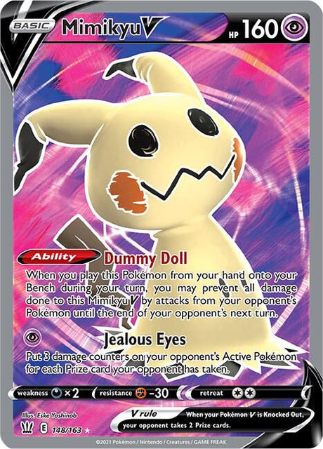Mimikyu V 148/163 - Pokemon TCG Battle Styles card