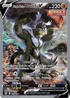 Single Strike Urshifu V 151/163 - Pokemon TCG Battle Styles card