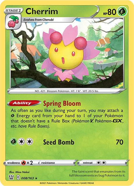 Cherrim 008/163 - Pokemon TCG Battle Styles card