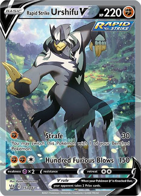 Rapid Strike Urshifu V 153/163 - Pokemon TCG Battle Styles card