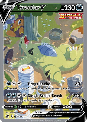 Tyranitar V 155/163 - Pokemon TCG Battle Styles card