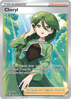 Cheryl 159/163 - Pokemon TCG Battle Styles card