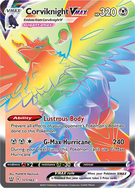 Corviknight VMAX 171/163 - Pokemon TCG Battle Styles card