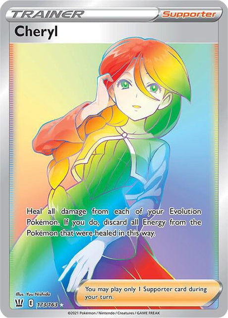 Cheryl 173/163 - Pokemon TCG Battle Styles card