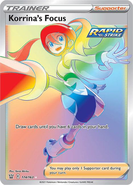 Korrina's Focus 174/163 - Pokemon TCG Battle Styles card