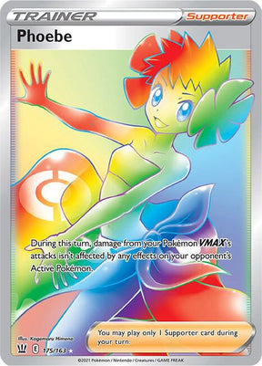 Phoebe 175/163 - Pokemon TCG Battle Styles card