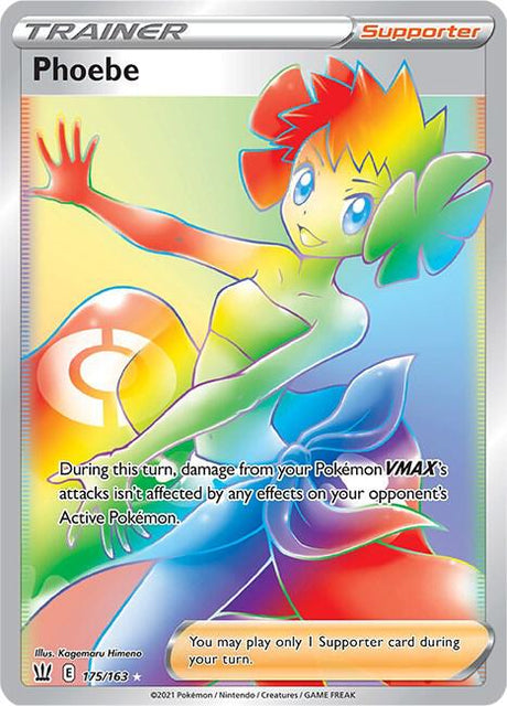Phoebe 175/163 - Pokemon TCG Battle Styles card