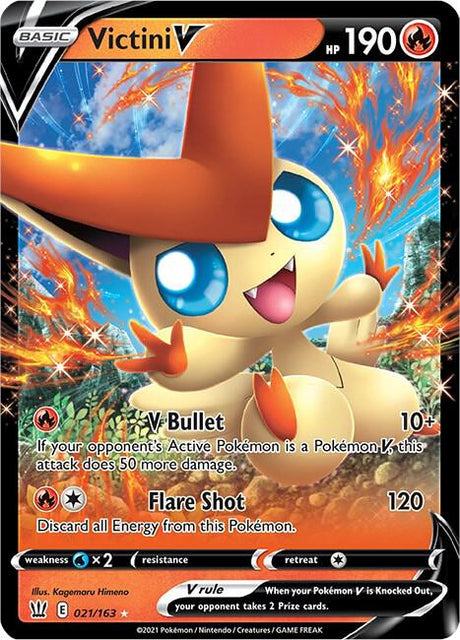 Victini V 021/163 - Pokemon TCG Battle Styles card
