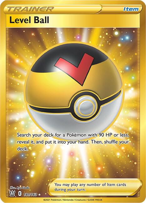 Level Ball 181/163 - Pokemon TCG Battle Styles card