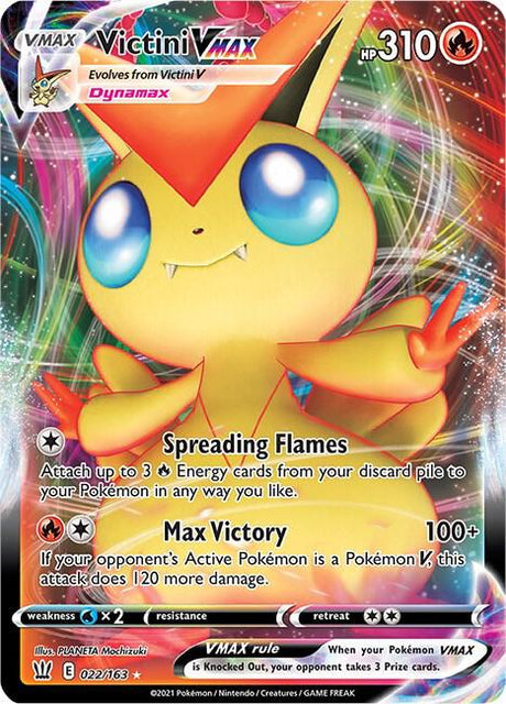 Victini VMAX 022/163 - Pokemon TCG Battle Styles card