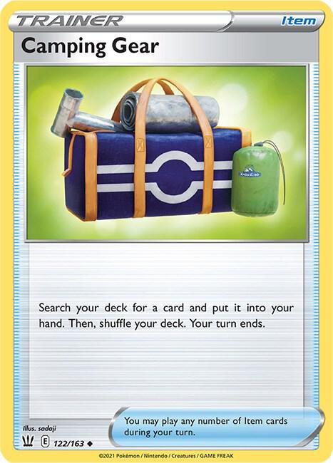 Camping Gear 122/163 - Pokemon TCG Battle Styles card
