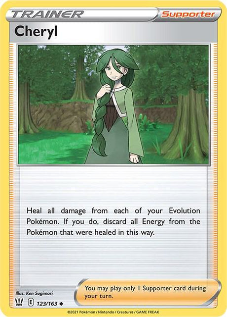 Cheryl 123/163 - Pokemon TCG Battle Styles card