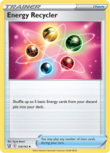 Energy Recycler 124/163 - Pokemon TCG Battle Styles card