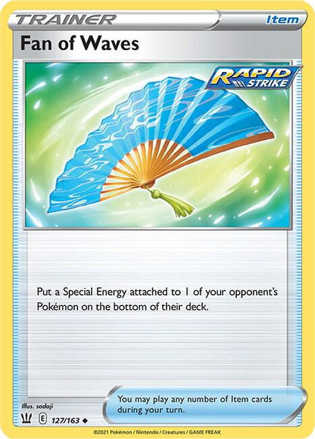 Fan of Waves 127/163 - Pokemon TCG Battle Styles card